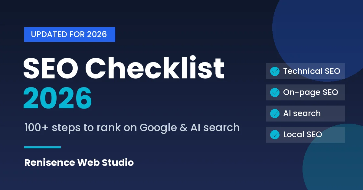 SEO checklist 2026: 100+ steps to rank on Google and AI search